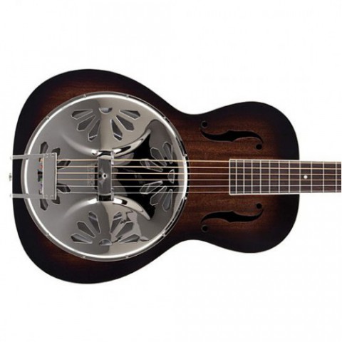 Gretsch G9220 Bobtail Deluxe Resonator Guitar, Round Neck, Sunburst Mahogany Semi-Gloss Gretsch G9220 Bobtail Deluxe Resonator Guitar, Round Neck, Sunburst Mahogany Semi-Gloss